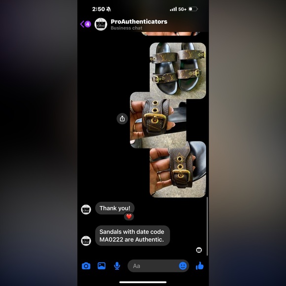 Louis Vuitton Bom Dia Flat Mule - Picture 4 of 7